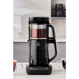 Resim Karaca Robotea Pro Quartz 4 In 1 Konuşan Çay Makinesi Black Chrome 