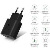 Resim Samsung Galaxy A73 S22 S23 A23 M23 M33 A53 Uyumlu Android Type-C Ultra Hızlı Şarj Cihazı / Şarj Aleti 22.5W 3.0 Amper Şarj Başlığı Adaptör 
