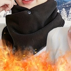 Resim Kadın & Erkek Kışlık Sıcak Tutucu Rüzgar ve Soğuğa Dayanıklı Çıtçıtlı Yaka Baskülü - Ağır Hizmet Tipi Thermal Eşarp, Çift Düğmeli Kapanış, Elastik Kesim, Bisiklet, Kayak, Snowboard için - Düz Renk (, Lacivert, Gri, Kahverengi, Açık, Koyu, Mor, Pembe, Yeşil, Turuncu) 