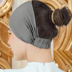 Resim Bayanlar için Yarım Baş Elastik Saç Bandı, Şık ve Çok Yönlü Spor Bandı - Günlük Kullanım İçin İdeal Seçim, Kızlar İçin Hediye - Çeşitli Renk Seçenekleri 
