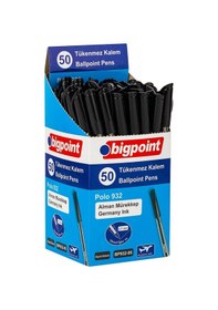 Resim Bigpoint Tükenmez Kalem Polo 0.7mm Siyah 50'li Kutu 