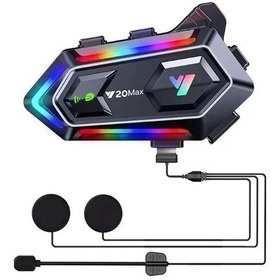 Resim Y20 Max Kablosuz Motosiklet Kask Intercom 1239642 