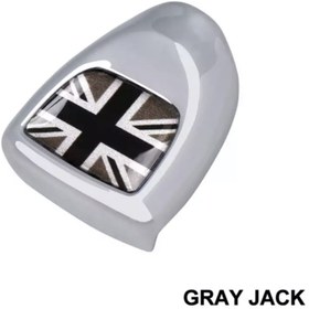 Resim RoseTR Mini Cooper F Serisi Start Stop Düğme Dekoratif Kapak Aksesuar Gray Jk 