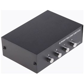 Resim Mt-vıkı 4 Port Rs232 Switch Mt-223-4 Db9 Seri Port Anahtarlayıcı 1 In 4 Out Pc Printer Haberleş 