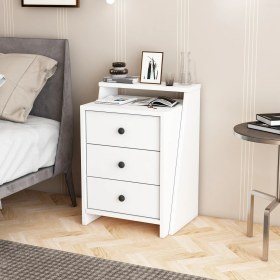 Resim Mobiga Zenit 3 Çekmeceli Komodin Şifonyer 