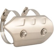 Resim Kangfufeng Motosiklet Evrensel Isı Yalıtım Egzoz Borusu Sıcak Önleyici Kapak-a 