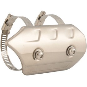 Resim Kangfufeng Motosiklet Evrensel Isı Yalıtım Egzoz Borusu Sıcak Önleyici Kapak-a 