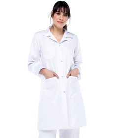 Resim Kadın Beyaz Önlük Beyaz 