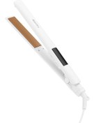 Resim Aprilla Ahs 2052 Dijital Isı Ayarlı Profesyonel Saç Düzleştirici Beyaz 