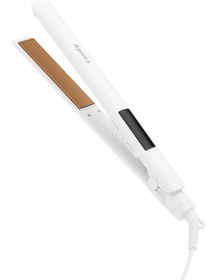 Resim Aprilla Ahs 2052 Dijital Isı Ayarlı Profesyonel Saç Düzleştirici Beyaz 
