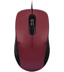 Resim Everest Usb 1200dpi Optik Kablolu Mouse Kırmızı Sm-258 SM-258 