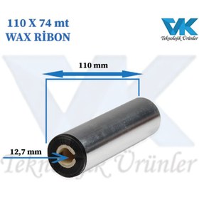 Resim VKTEK 110x74 Wax Ribon - 20 Adet 