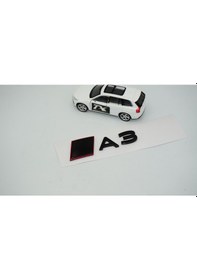 Resim Dk Tuning A3 2025+ Bagaj Siyah Yazı Logo Arma Audi İle Uyumlu Bagaj Arma 