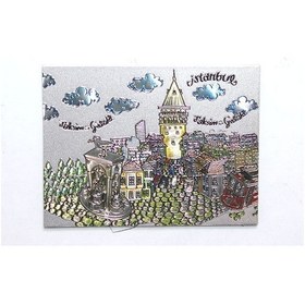 Resim Larimar İstanbul Temalı Magnet Model 9 - 9093197155791lmr 