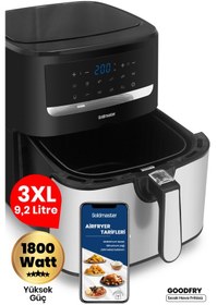 Resim Goldmaster Goodfry 1800 W 9.2 L 3XL Dev Hazneli Airfryer 