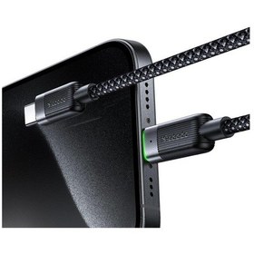 Resim Mcdodo Ca-2000 60w Usb-c To Usb-c Manyetik Sarılabilir Kablo - 1.2 M Siyah 
