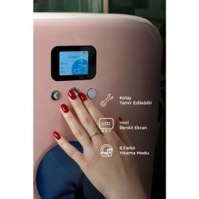 Resim Tezgah Üstü Mini Bulaşık Makinesi Siyah 