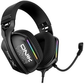 Resim Prestigegoods Onıkuma X12 Kablolu Rgb Işıklu E-spor Oyun Kulaklığı, 40mm Hoparlör, Ergonomik Tasarım, Usb+3.5mm Jak 