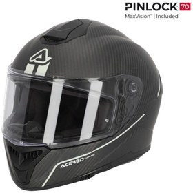 Resim Acerbis Tarmak Carbon 22-06 Kask Siyah Gri 