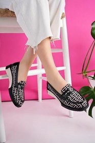 Resim Muggo LUVİ Garantili Kadın Loafer Günlük Eva Taban Casual Makosen Ayakkabı 