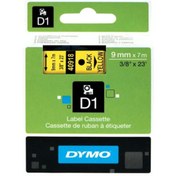 Resim Dymo 40918 Sarı/Siyah D1 Yedek Şerit 9 MM X 7 M 