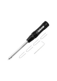 Resim Cloudstore Siyah Bisiklet Spok Açacağı - Ergonomik Tutamaklı Dayanıklı Vida Tornavida Siyah 