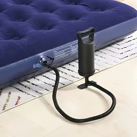 Resim Yatak Mattresleri, Yüzme Havuzu Yüzerleri ve Halkaları için Taşınabilir Manuel Hava Pompası - Elektrik Gerektirmez, Kolay Kurulumlu, Hafif ve Dayanıklı Tasarım, Siyah, Yüzme Havuzu Aksesuarları, Sağlam İnşaat 