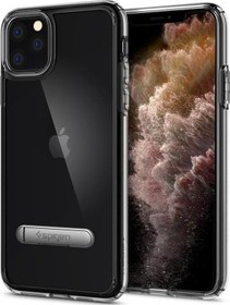 Resim Spigen iPhone 11 Pro İle Uyumlu Kılıf Ultra Hybrid S Crystal Clear 