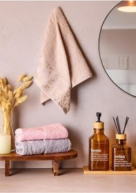 Resim Premium 3'lü 30x50 Cm El, Yüz Ve Mutfak Havlu Seti Çok Renkli 