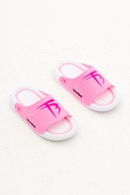 Resim Tonny Black Çocuk Unisex Pembe Poli Taban Logolu Terlik 