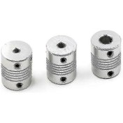 Resim 8 X 10 Motor Jaw Shaft Coupler Flexible Coupling . 