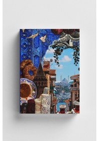 Resim Kolaj Serisi 45 İstanbul Da İlkbahar Bullet Journal A5 Noktalı Defter Çok Renkli 