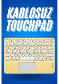 Resim Bluetooth Touchpad Klavye Ultra İnce Taşınabilir Q Klavye - Lisinya 