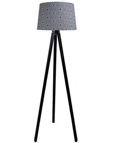 Resim Masif 3 Ayaklı Lambader Tripod ( Mandala Çiçek Desen) 