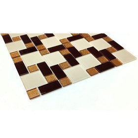 Resim MozaiKristaL Mutfak Tezgah Arası Ve Iç Dekorasyon Için Mix Kristal Cam Mozaik. ( 1 Koli = 1 M2 Fiyatıdır ) 