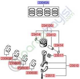 Resim Sekman Takımı 0.25 Kia Rio Ceed Stonıc Orjinal | 230402A917 