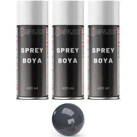 Resim 3 Adet Ral 7015 Taş Koyu Gri Sprey Boya 400 Ml. 