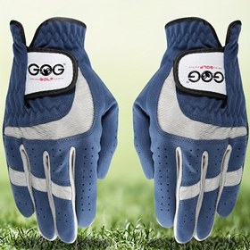 Resim Erkekler için 1 adet Golf Eldiveni, Sol/ Sağ El için Spor Rahat Nefes Alabilen Mikrofiber Eldivenler 