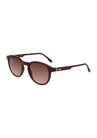 Resim Lacoste L6030s 601 50 Unisex Oval Kırmızı Şeffaf Güneş Gözlüğü 