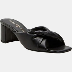 Resim Katy Perry The Tooliped Twisted Kadın Siyah Topuklu Terlik Siyah 