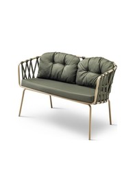 Resim SMILE LAND FURNITURE Patya Çay Seti Bahçe Ve Balkon Mobilyası (2 1 1 MASA)-yeşil 