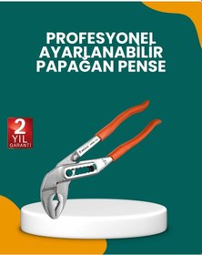 Resim Çelik Alaşımlı Ayarlı Papağan Pense Yalıtımlı Sap 