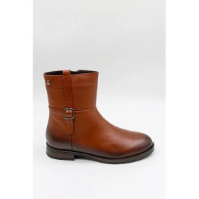 Resim Venüs Kadın Hakiki Deri Trok Detaylı Western Bot 2552701K - Taba - 36 