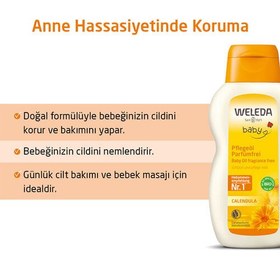 Resim Weleda Calendula Organik Parfümsüz Bebek Yağı 200 ml 