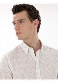 Resim Pierre Cardin Erkek Haki Gömlek Desenli 50304548-vr027 Haki 