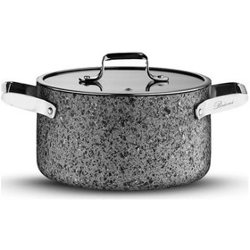 Resim Stone-age 24 Cm Çizilmez Yanmaz Yapışmaz İndüksiyonlu Derin Tencere Gri 