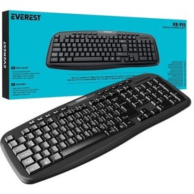 Resim Everest Kb-955 Siyah Usb Multimedia Kablolu Q Standart Klavye 