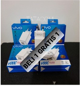 Resim Vivo / Android İçin Beyaz Mikro Usb Kablosu 1m Ve Adaptör Şarj Cihazı 