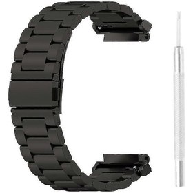 Resim Amazfit, T Rex 2 Ve Akıllı Bileklikler İçin Tornavidalı Metal Saat Kayışı 