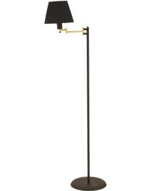 Resim Hestia Siyah Eskitme Modern Dekoratif Köşe Lambader Siyah 